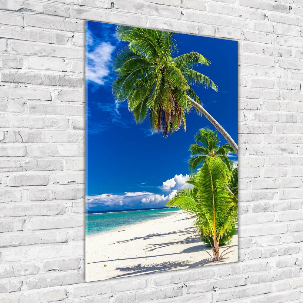 Wall art acrylic Tropical beach