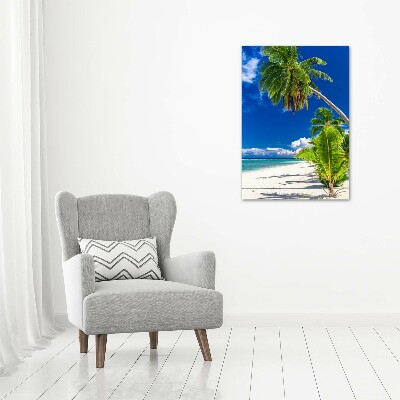 Wall art acrylic Tropical beach