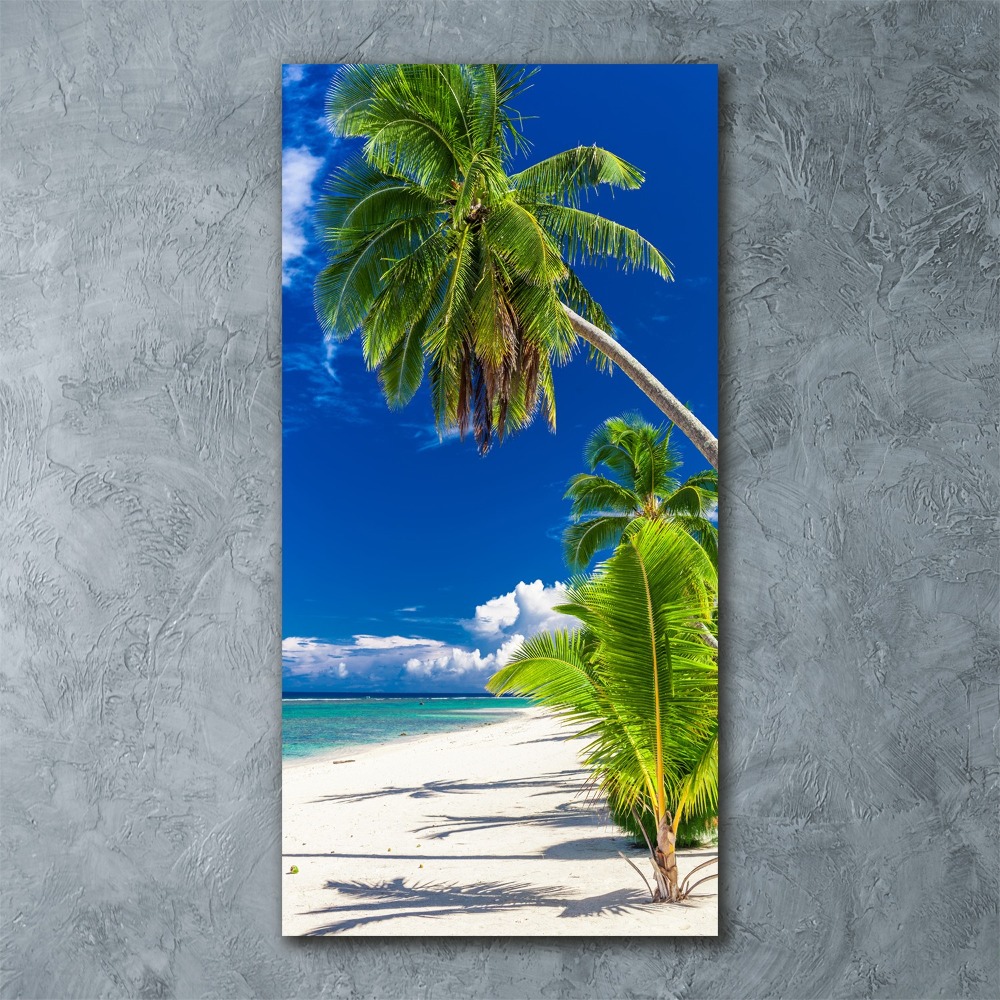 Wall art acrylic Tropical beach