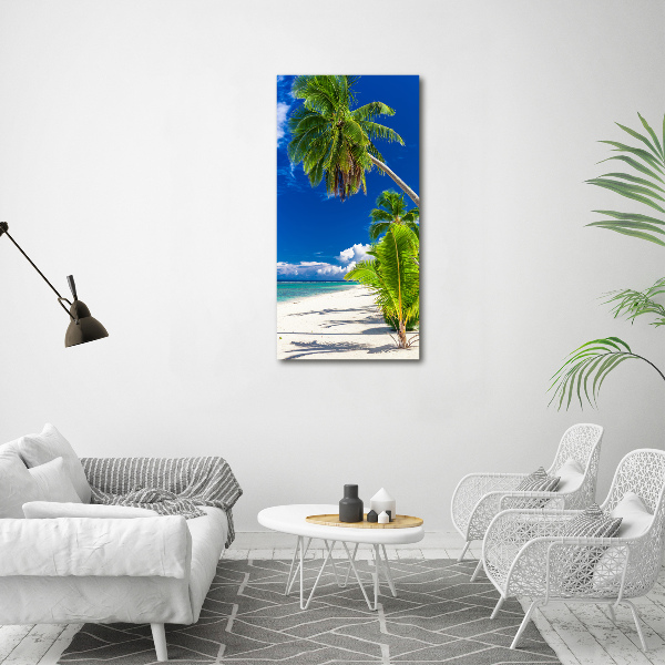 Wall art acrylic Tropical beach