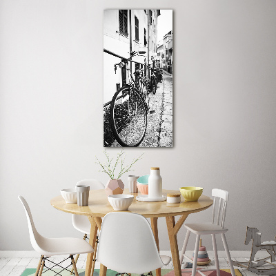 Wall art acrylic City bikes