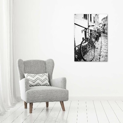 Wall art acrylic City bikes