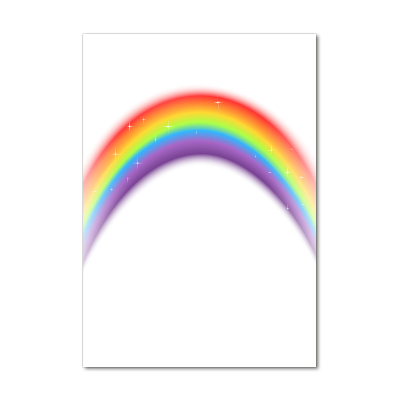 Acrylic wall art Rainbow