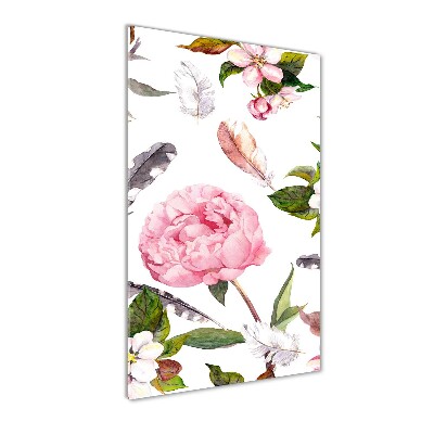 Print on acrylic Floral pattern