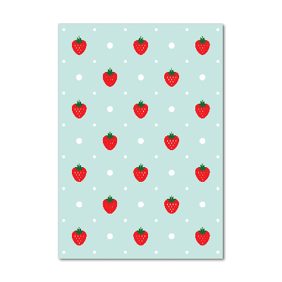 Wall art acrylic Strawberries