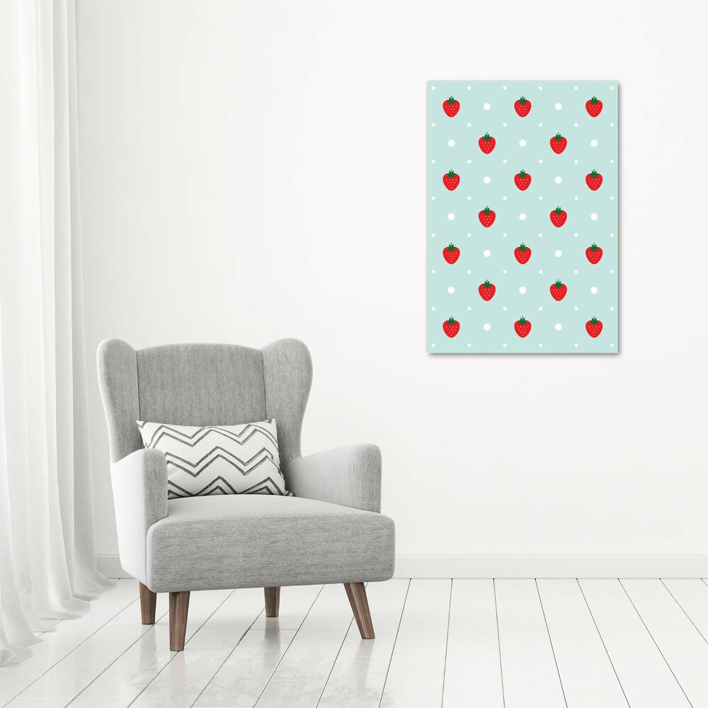 Wall art acrylic Strawberries