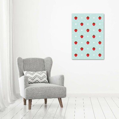 Wall art acrylic Strawberries