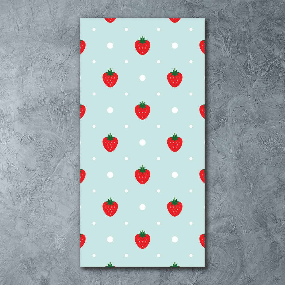 Wall art acrylic Strawberries