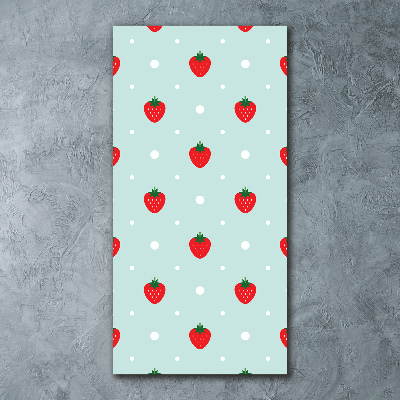 Wall art acrylic Strawberries