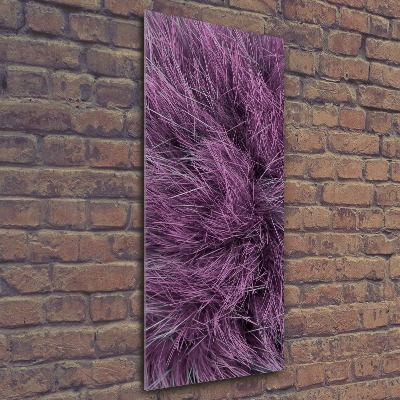 Wall art acrylic Pink fur