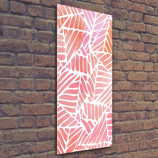 Print on acrylic glass Abstract pattern