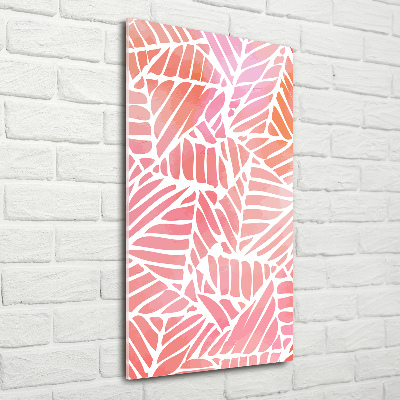 Print on acrylic glass Abstract pattern