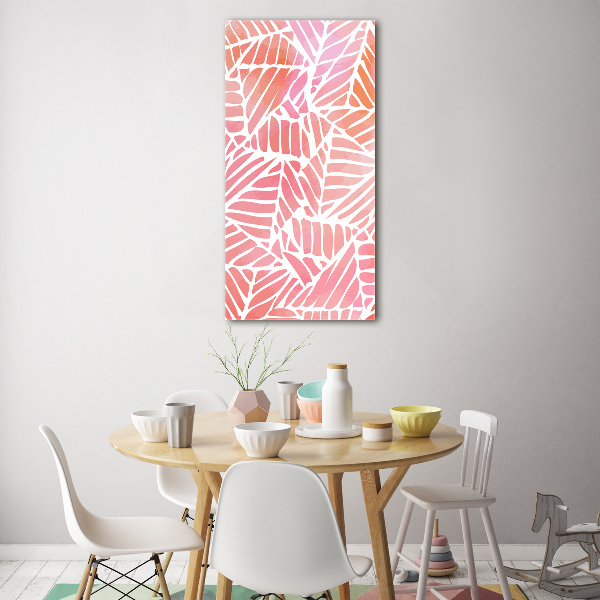 Print on acrylic glass Abstract pattern