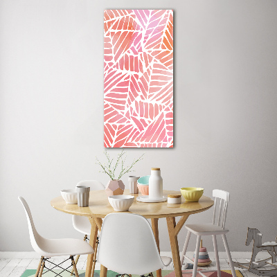 Print on acrylic glass Abstract pattern