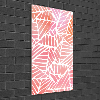 Print on acrylic glass Abstract pattern