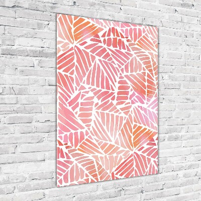 Print on acrylic glass Abstract pattern