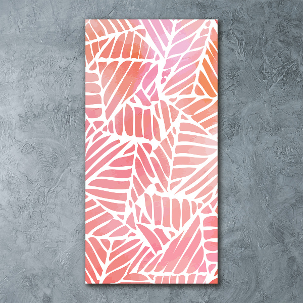 Print on acrylic glass Abstract pattern