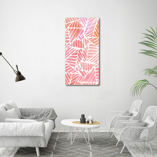 Print on acrylic glass Abstract pattern