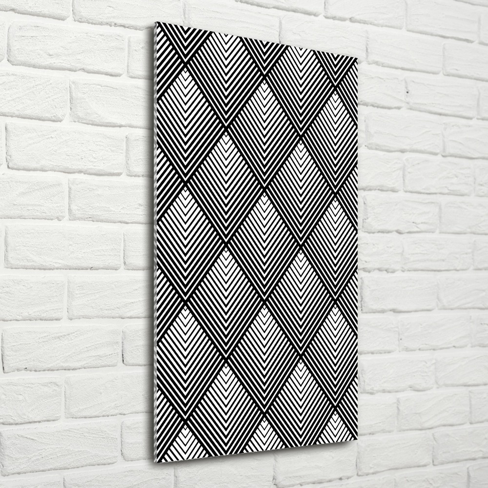 Print on acrylic glass Geometric background