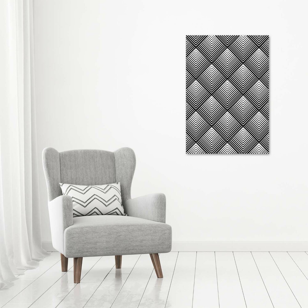 Print on acrylic glass Geometric background