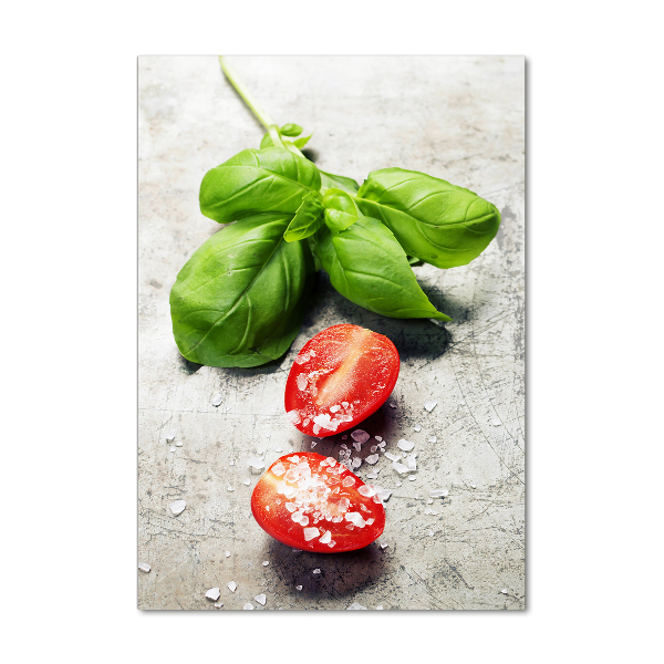 Print on acrylic Tomatoes and basil