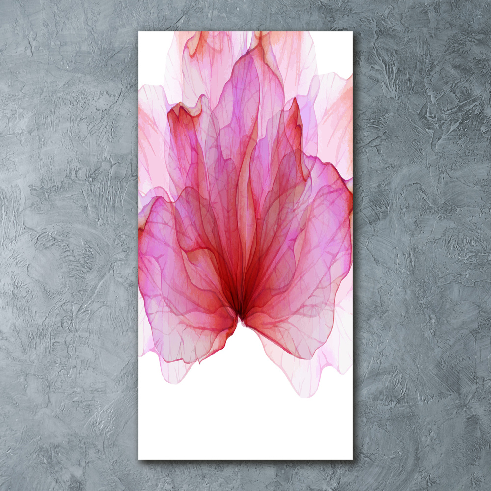 Print on acrylic Pink flower