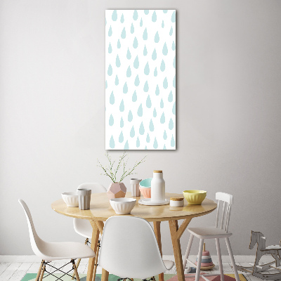 Wall art acrylic Droplets