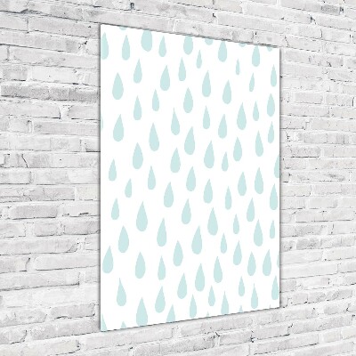 Wall art acrylic Droplets