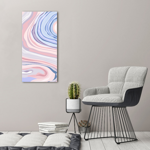 Print on acrylic glass Wave abstraction