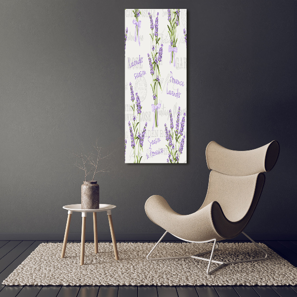 Wall art acrylic Lavender