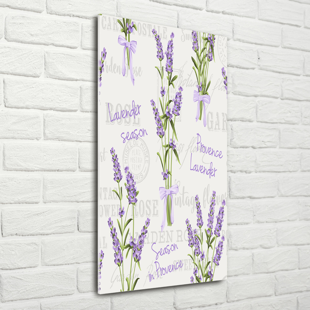 Wall art acrylic Lavender