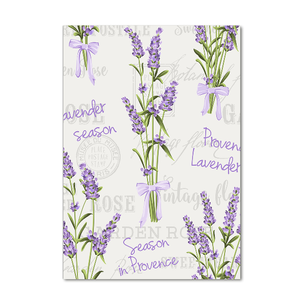 Wall art acrylic Lavender