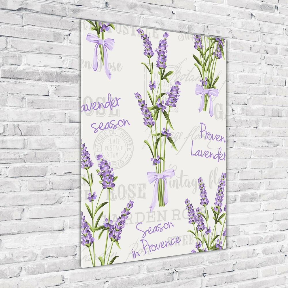 Wall art acrylic Lavender