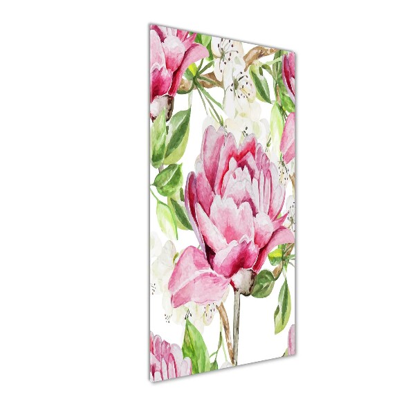 Acrylic wall art Peony