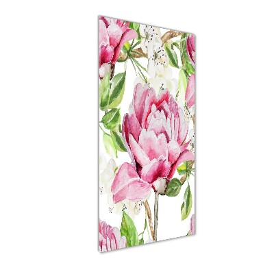 Acrylic wall art Peony