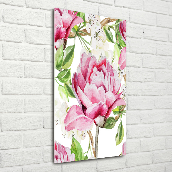 Acrylic wall art Peony