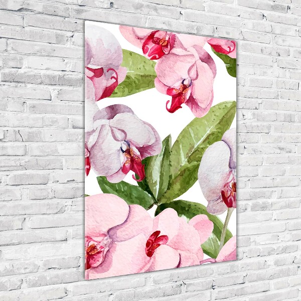 Acrylic wall art Orchid