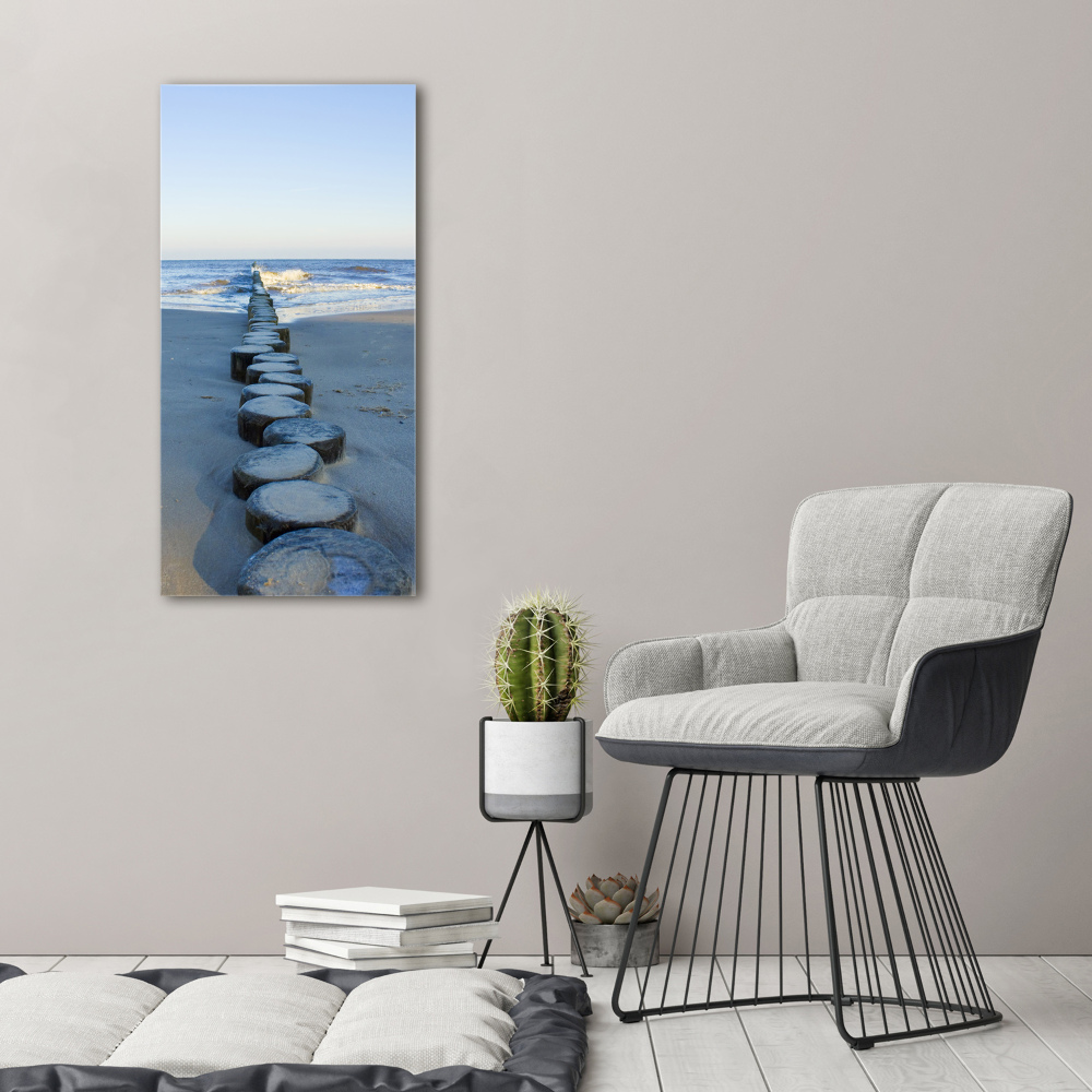 Acrylic wall art Breakwater