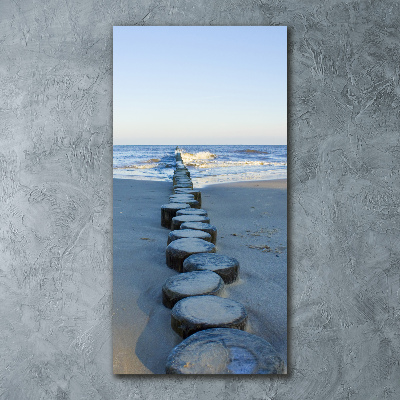 Acrylic wall art Breakwater