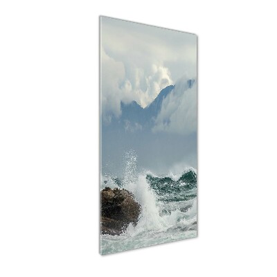 Acrylic wall art Rough sea