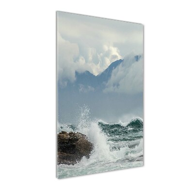 Acrylic wall art Rough sea