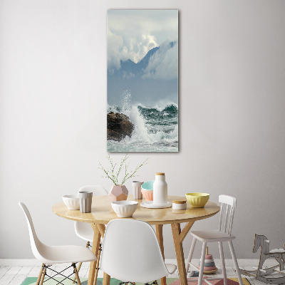 Acrylic wall art Rough sea