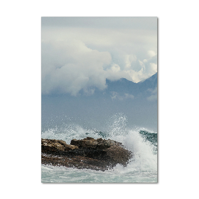 Acrylic wall art Rough sea