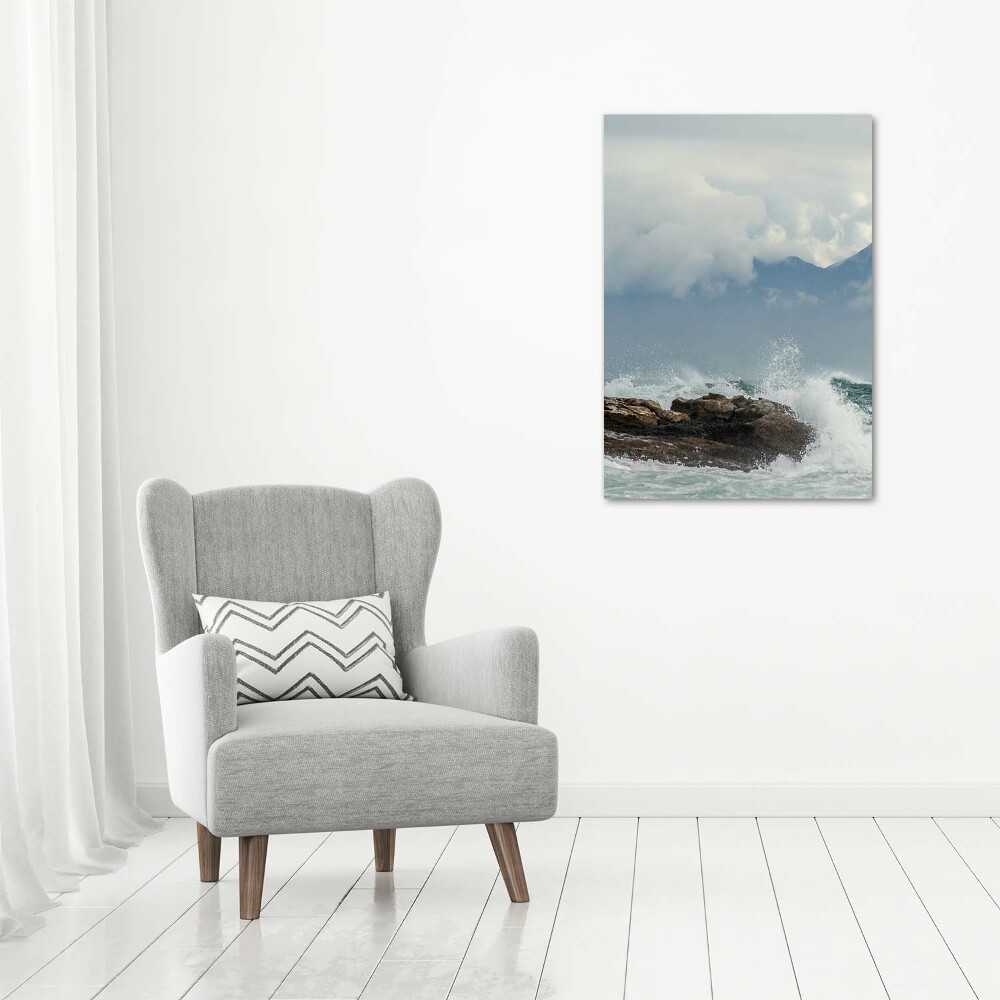 Acrylic wall art Rough sea