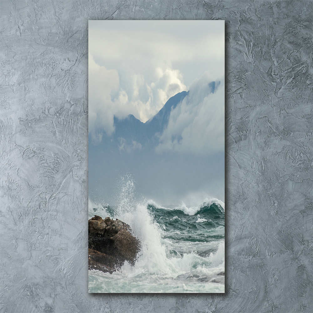 Acrylic wall art Rough sea