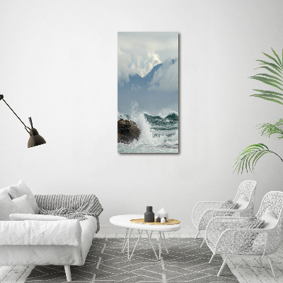 Acrylic wall art Rough sea