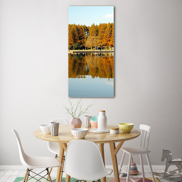 Print on acrylic Park in autumn