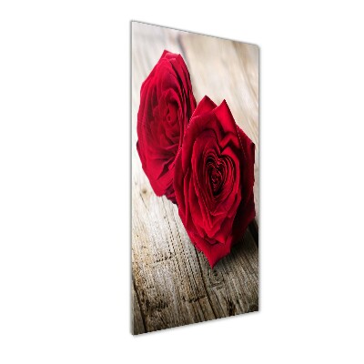 Acrylic wall art Red roses