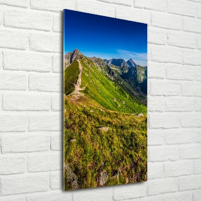 Acrylic wall art Tatra Mountains