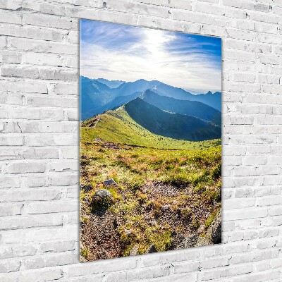 Acrylic wall art Tatra Mountains